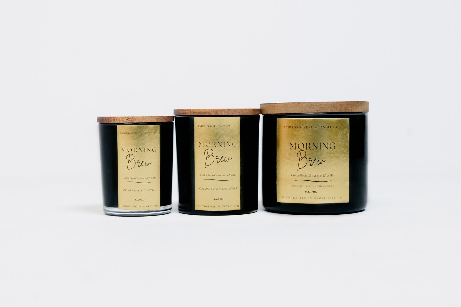 Endless Serenity Morning Brew Candle Sizes