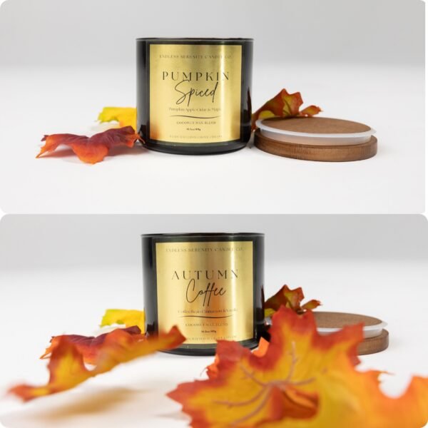 Autumn Coffee and Pumpkin Spiced fall candle scents