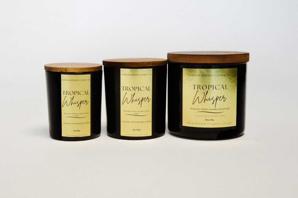 Endless Serenity candle co Tropical Whisper candles