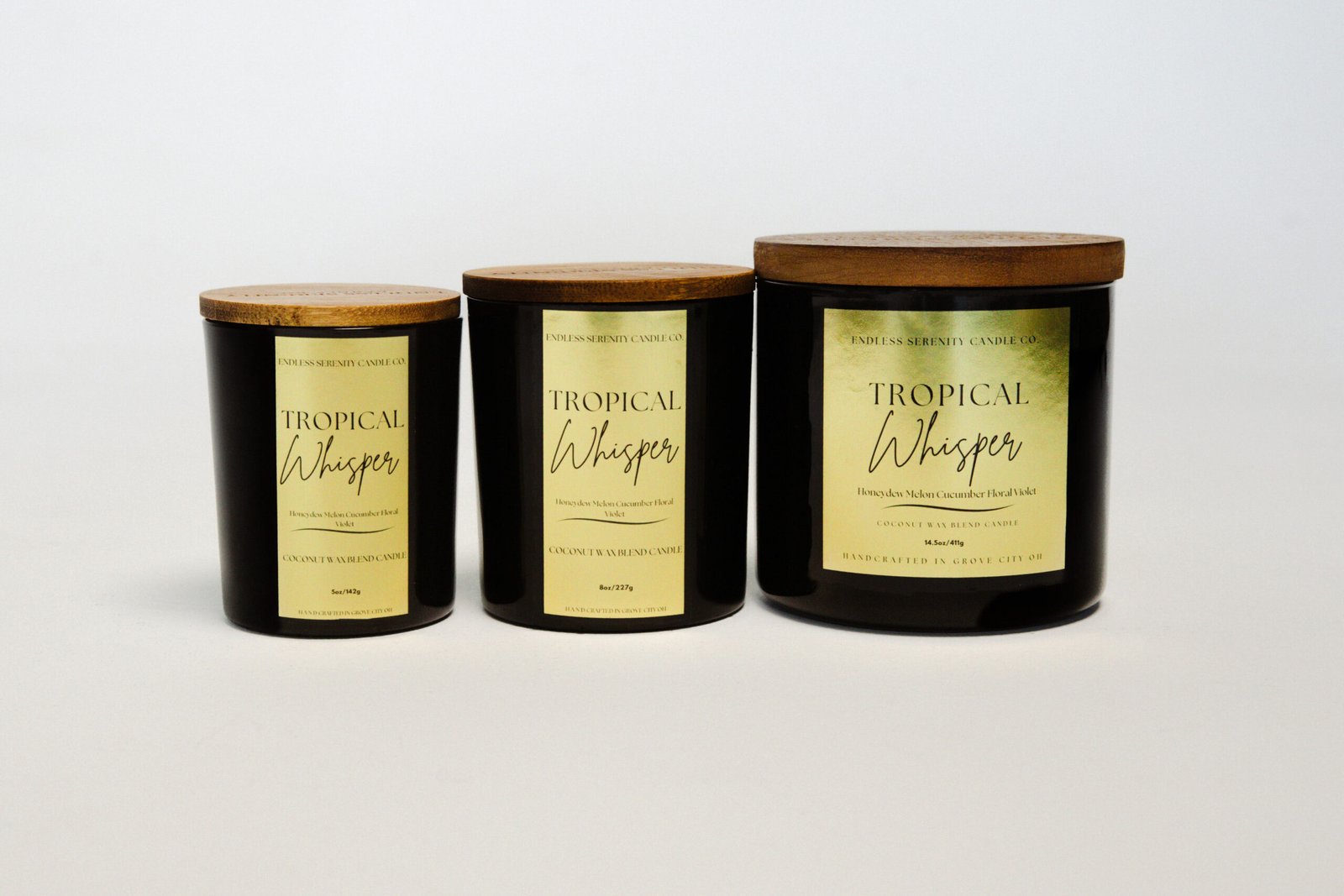 Endless Serenity candle co Tropical Whisper candles