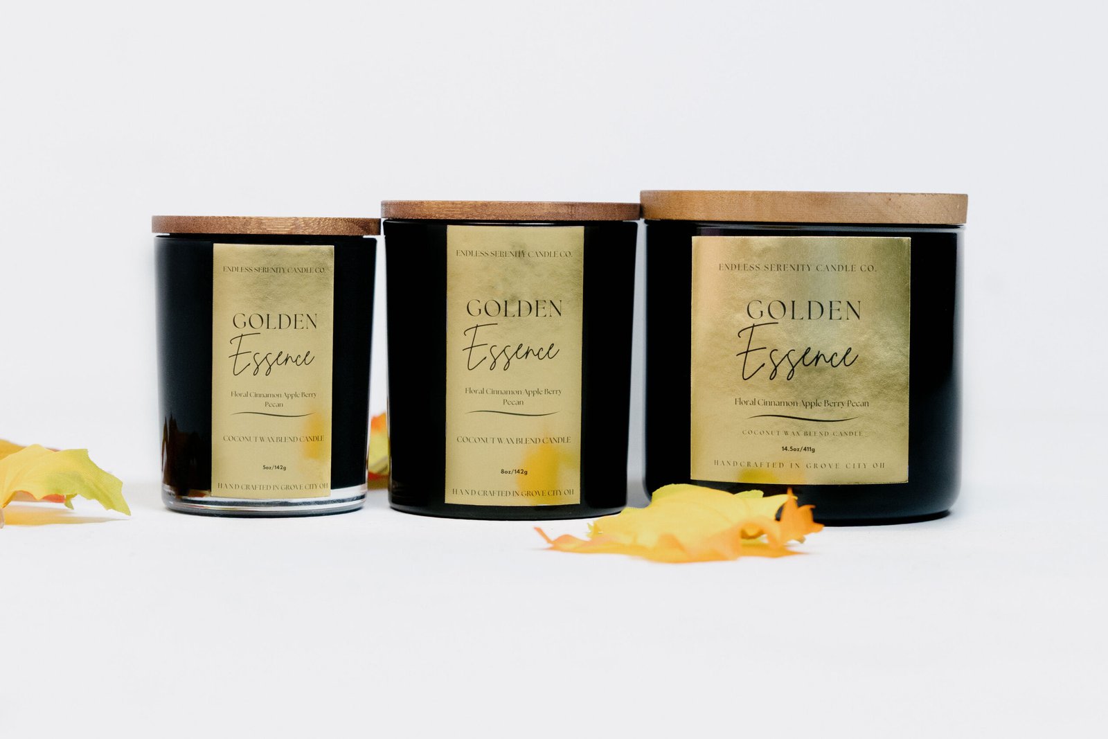 Golden Essence Endless Serenity Candles